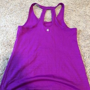 Purple workout top